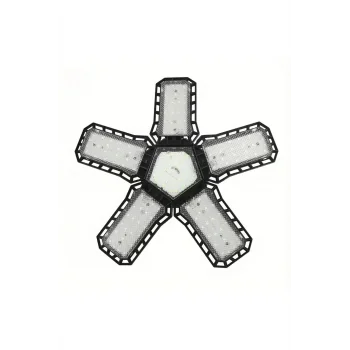 60W 5 Kanatlı Led Ampul E27 Yüksek Tavan Aydınlatma Beyaz Renk - 6600 Lümen