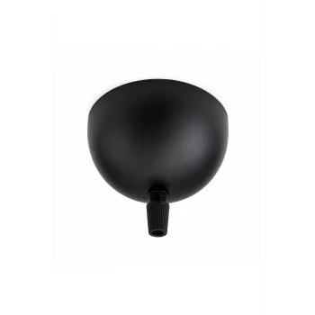 Avize Tavan Rozansı 10Cm (Mat Siyah) Plastik