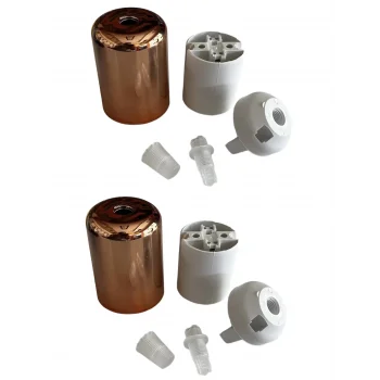 Duy Lalesi ve E27 Duy (Bakır Renk) Plastik (2 ADET)