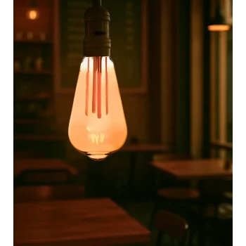 Armut Tasarım E27 Rustik Ampul Vintage Amber (4,5W - 500 Lümen)-(KIRILMAZ PLASTİK GÖVDE)