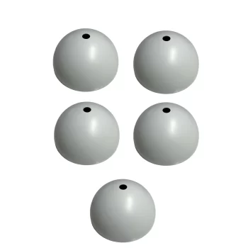 Tavan Rozansı (Sarkıt Avize ve Duy İçin) 10Cm Beyaz (5 Adet) Plastik