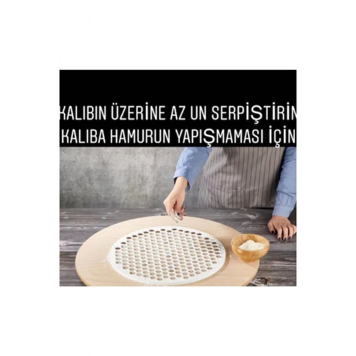 Pratik Mantı Kalıbı Tek Seferde 200 Adet Mantı Kesme Aparatı