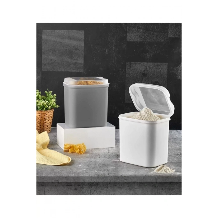Masal Saklama Kabı Beyaz 4500 ml Vp-033