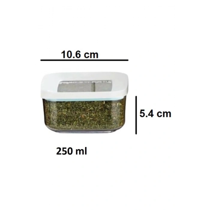 Vip Ahmet Kare Erzak Kavanozları Baharatlık 250ml 3 Adet