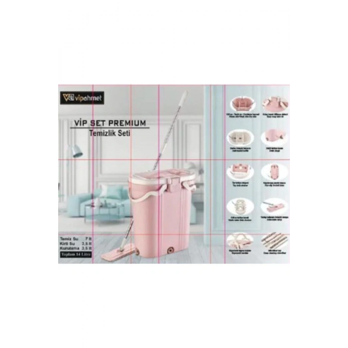 Premium Tablet Mop Temizlik Seti 14 Lt