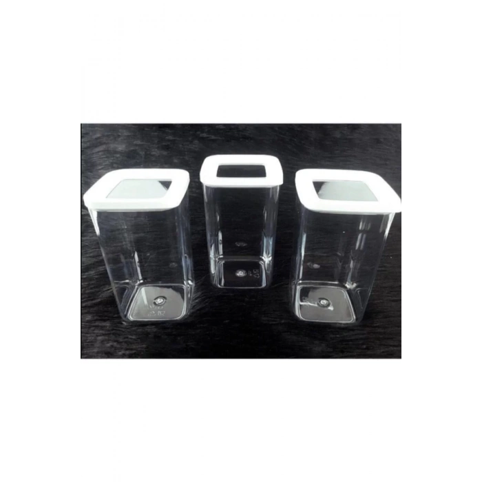 12 Li Süper Saklama Kabı Set 1200 ml - 1200ml Erzak Kabı