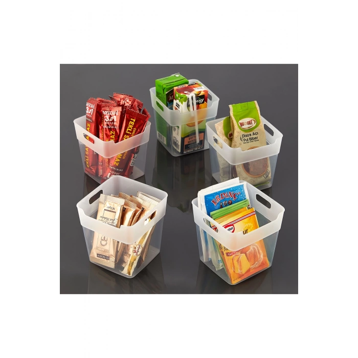 6lı Set Buzdolabı & Kapak Içi Düzenleyici, Organizer (şeffaf)