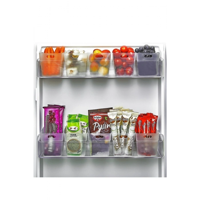 2 Adet Buzdolabı Kapak Içi Düzenleyici Organizer Buzdolabı Içi Düzenleyici Ve Banyo Organizeri