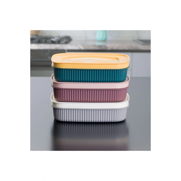 6 Adet  Özel Tasarım Kapaklı Shell Storage Box- Saklama Kabı - Kahvaltılık Seti - 600 ml