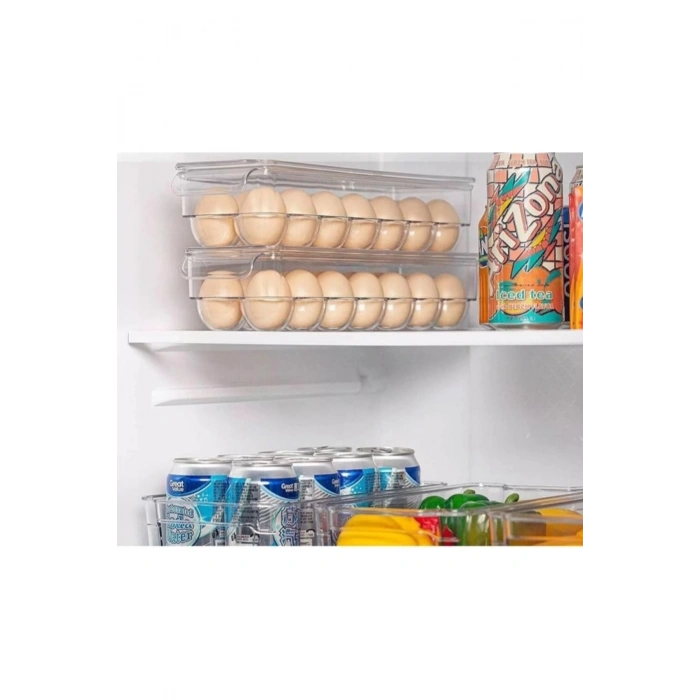 Kapaklı Buzdolabi Yumurtalık Organizer