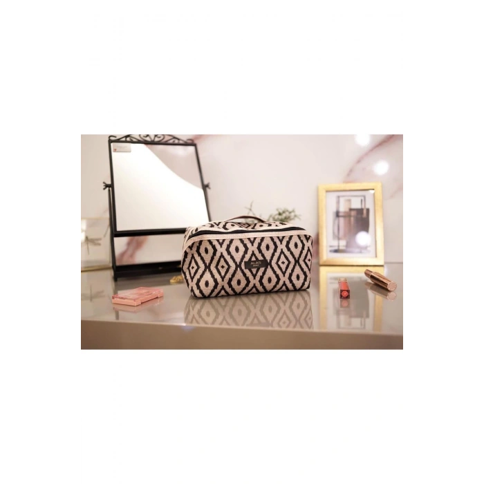 Bohe Makyaj Çantası Düzenleyici Seyahat Tipi Çanta Organizer - ECOLUX