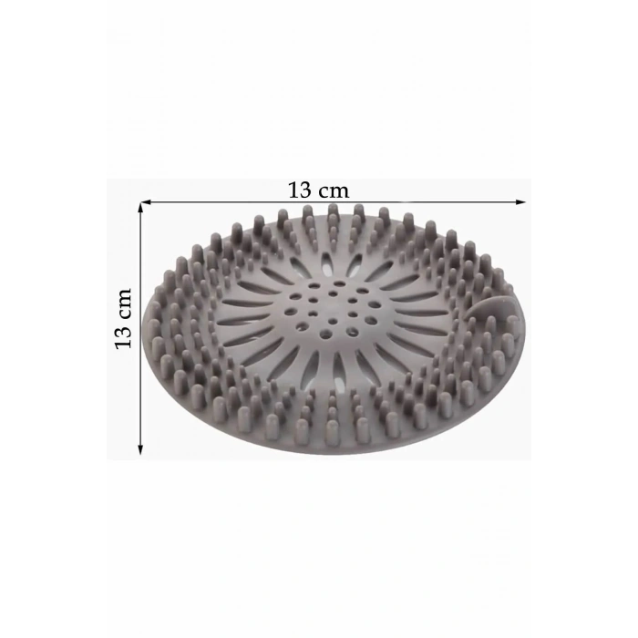 Süzgeçli Silikon Lavabo Ve Küvet Tıkacı Yuvarlak Lavabo Tıkacı Süzgeç Banyo Süzgeç- ECOLUX