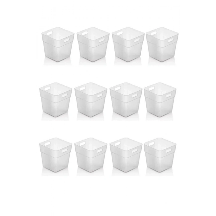 12 Li Buzdolabı Içi Mini Düzenleyici Kutu Organizer - Buzdolabı Kapak Düzenleyici (clz)