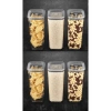 Sude Kare Saklama Kabı 1700 Ml X 6 Erzak Kabı 6 Adet Set