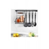 Mell Home Siyah Renk 20x20cm Ferforje Metal Sepet Ve 53cm Askı