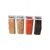 12 Li Süper Saklama Kabı Set 1200 ml - 1200ml Erzak Kabı