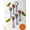 6 Adet Füme Servis ve Baharat Kaşığı - Kahvaltılık Bal Kaşığı Şeker Reçel Servis Kaşığı