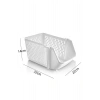 Çok Amaçlı Katlı Düzenleyici 3lü Set (beyaz)