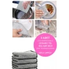 5 Adet Inox Tel Bez Bulaşık Bezi, Zor Kir Bezi, Mutfak Banyo Bezi Çift Katlı Çok Amaçlı Bez
