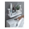 Banyo Rafı Sevimli Obje İnsan Dekoratif Kendinden Yapışkanlı Banyo Düzenleyici Banyo Askısı - 1 ADET