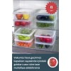 Vakumlu %100 Sızdırmaz 6 Adet 3,5 Lt Erzak Saklama Kabı