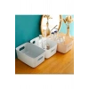 6 Adet ECO+ 3.5 Lt Dolap Içi, Buzdolabı Düzenleyici, Banyo, Mutfak Organizer  BEYAZ 24cm16cm11cm