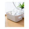 3 Adet 3.5 Lt Dolap Içi, Buzdolabı Düzenleyici, Banyo, Mutfak Organizeri Sepet BEYAZ 24cm16cm11cm