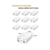 5 Adet - Ayakkabı Kutusu Şeffaf Ayakkabı Saklama Kutusu - KADIN- 31X19X10 cm