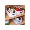 6 ADET 3,5 LİTRE BEYAZ SEPET MASA ÜSTÜ ÇOK AMAÇLI ORGANİZER 24 CM 16 CM 11 CM