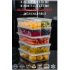 3 Adet 3,5 Lt - 4 Adet 1,5 Lt Sızdırmaz Saklama Kabı Buzdolabı Difriz Düzenleyeci Organizer