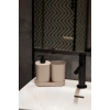 Creative 3 parça banyo seti-sıvı sabunluk-diş fırçası-süngerlik haznesi