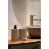 Creative 3 parça banyo seti-sıvı sabunluk-diş fırçası-süngerlik haznesi