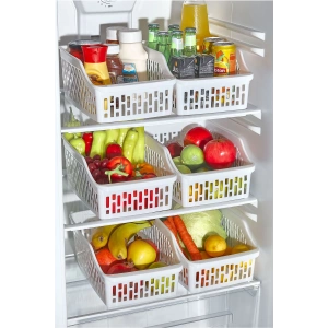 6 Adet - Çok Amaçlı Buzdolabı / Dolap Içi -Banyo -Lavabo Altı Düzenleyici Organizer