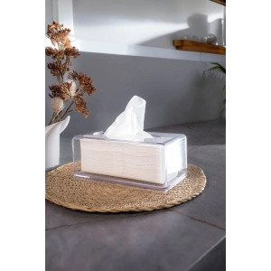 Clear Peçete Organizeri- Dekoratif Kristal Peçetelik  * *  2 ADET  * *
