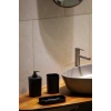 CREATİVE 3 PARÇA BANYO SETİ - SIVI SABUNLUK - DİŞ FIRÇALIK - SÜNGERLİK STANTLI BEJ