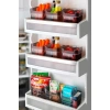 Büyük Boy 6lı Çok Amaçlı Buzdolabı Kapak Içi Düzenleyici Kutu Çok Amaçlı Organizer 0,95ml Antrasit