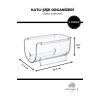 Kat Kat Istiflenebilir Şeffaf Şişe Organizeri Içecek Düzenleyici 4 Parça - Crystal Collection