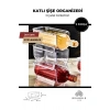 Kat Kat Istiflenebilir Şeffaf Şişe Organizeri Içecek Düzenleyici 2 Parça - Crystal Collection