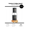 2 Katlı Lüx Ferforje Metal Patates Soğan Sepeti - Sebzelik - Patates Soğanlık Sepeti