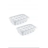Yumurta Saklama Kabı 15li 2 Adet, Steril Yumurtalık, Kapaklı Yumurta Organizeri Bpa Free