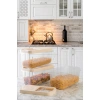 Multibox 3LÜ SET 5Lt+7,5LT+10LT Kolay Kayar Kapaklı Çok Amaçlı Erzak, Bakliyat Vs. Saklama Kabı-BEJ