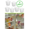 6 Adet Buzdolabı Kapak Içi Düzenleyici Organizer 6lı Buzdolabı Içi Düzenleyici Ve Banyo Organizeri