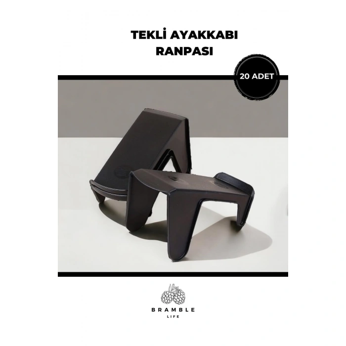 20li Ayakkabı Rampası Siyah