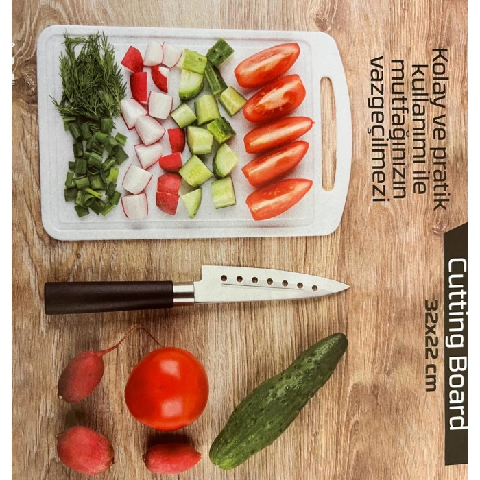 KESİM PANOSU & KESİM TAHTASI CUTTİNG BOARD 32 X 22 CM