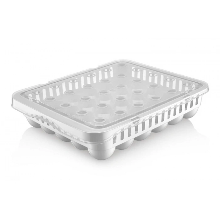 Yumurta Saklama Kabı 30lu 1 Adet, Steril Yumurtalık, Kapaklı Yumurta Organizeri Bpa Free