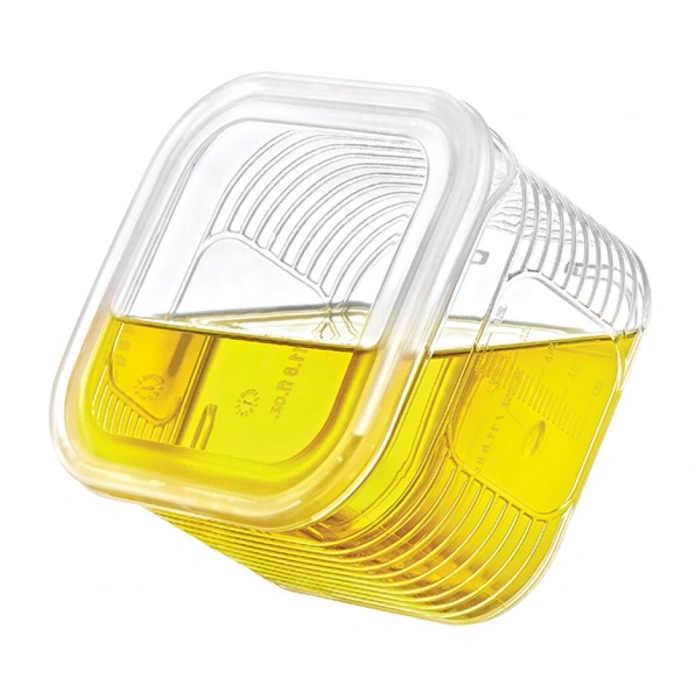 12 Adet 350 ml Sızdırmaz Saklama Kabı Kahvaltılık Çerezlik Baharatlık Set - Lotus Collection