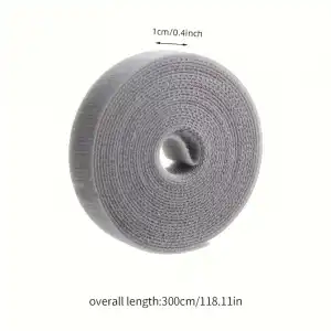 Cırt Cırt Yapışkanlı Kablo Düzenleyici, 3 Metre Kablo Düzenleme Organizer