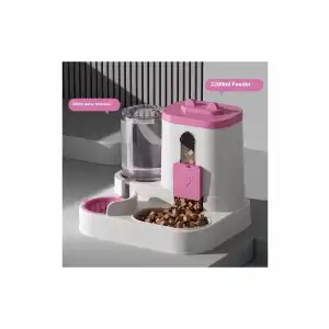 Kedi Köpek İçin Otomatik Mama ve Su Pınarı Su Çeşmesi Su Sebili