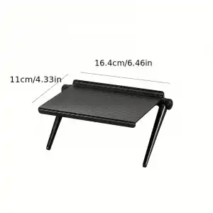 TV Ekranı Üst Raf Ayarlanabilir Bilgisayar Monitörü Masaüstü Ekran Standı Depolama Rafı Tutucu Ev Ofis Düzenleyici