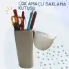 Çok Amaçlı Saklama Kutusu Kalemlik Diş Fırçası Kabı